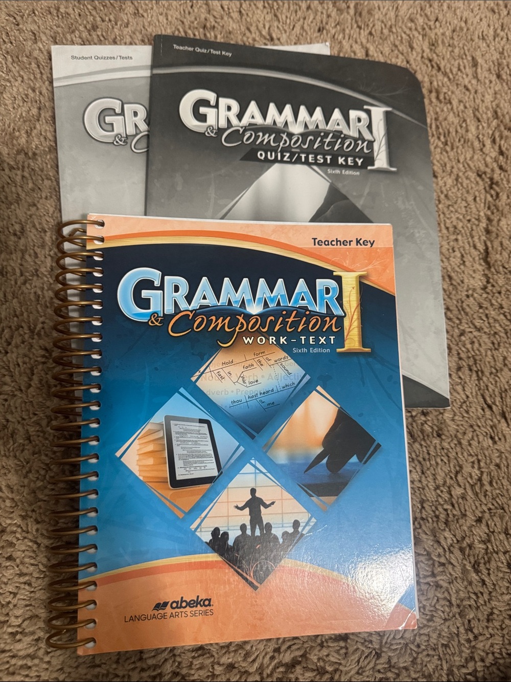 Abeka Grade 7 Grammar & Composition 1 Teacher's Key,Quiz/Test Key/ quizzes /test